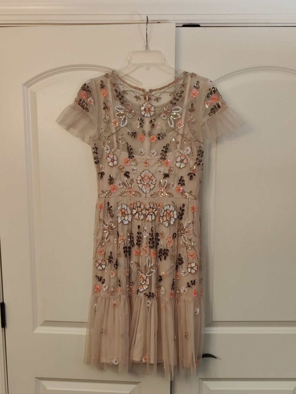 GIANNI BINI Penny Round Floral Beaded Cocktail Dress 2 - Picture 7 of 12